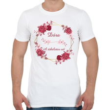 PRINTFASHION Dóra - Férfi póló - Fehér férfi póló