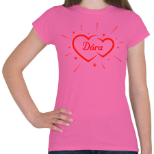 PRINTFASHION Dóra - Női póló - Rózsaszín női póló