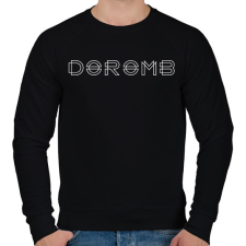PRINTFASHION DOROMB  - Férfi pulóver - Fekete férfi pulóver, kardigán