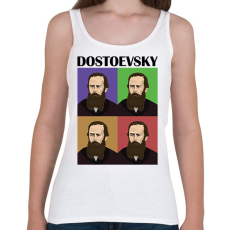 PRINTFASHION Dostoevsky  - Női atléta - Fehér
