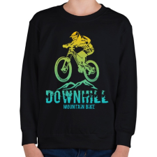 PRINTFASHION downhill - Gyerek pulóver - Fekete gyerek pulóver, kardigán
