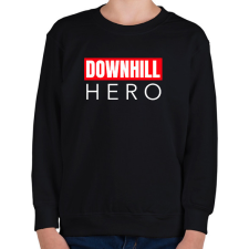 PRINTFASHION DOWNHILL HERO - Gyerek pulóver - Fekete gyerek pulóver, kardigán
