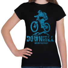 PRINTFASHION downhill - Női póló - Fekete női póló