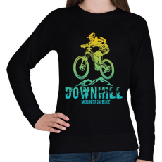 PRINTFASHION downhill - Női pulóver - Fekete