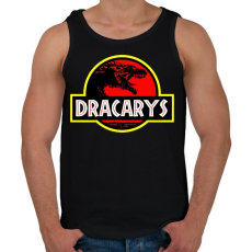 PRINTFASHION Dracarys - Férfi atléta - Fekete