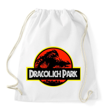 PRINTFASHION Dracolich Park - Sportzsák, Tornazsák - Fehér tornazsák