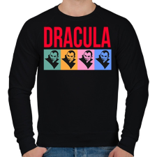 PRINTFASHION Dracula - Férfi pulóver - Fekete férfi pulóver, kardigán