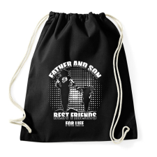 PRINTFASHION Dragon Ball APA és FIA - Sportzsák, Tornazsák - Fekete tornazsák