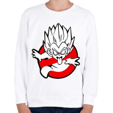 PRINTFASHION Dragon ball busters - Gyerek pulóver - Fehér gyerek pulóver, kardigán