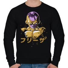 PRINTFASHION Dragon ball dermesztő - Férfi pulóver - Fekete férfi pulóver, kardigán