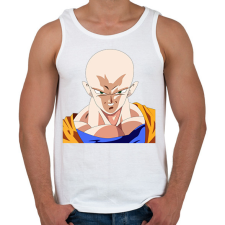 PRINTFASHION Dragon Ball - Férfi atléta - Fehér női trikó