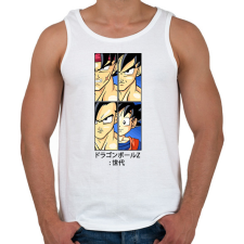 PRINTFASHION Dragon ball - Férfi atléta - Fehér atléta, trikó