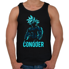 PRINTFASHION Dragon ball - Férfi atléta - Fekete atléta, trikó