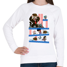 PRINTFASHION Dragon Ball - Full color - Női pulóver - Fehér női pulóver, kardigán