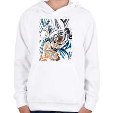 PRINTFASHION Dragon Ball - Gyerek kapucnis pulóver - Fehér