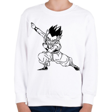 PRINTFASHION Dragon Ball - Gyerek pulóver - Fehér gyerek pulóver, kardigán