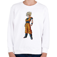 PRINTFASHION Dragon Ball - Gyerek pulóver - Fehér gyerek pulóver, kardigán