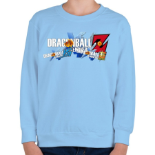 PRINTFASHION dragon ball - Gyerek pulóver - Világoskék gyerek pulóver, kardigán