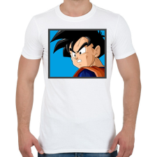 PRINTFASHION Dragon ball karakterek10 - Férfi póló - Fehér férfi póló