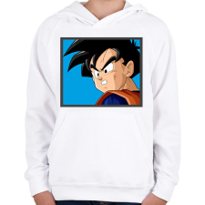 PRINTFASHION Dragon ball karakterek10 - Gyerek kapucnis pulóver - Fehér gyerek pulóver, kardigán