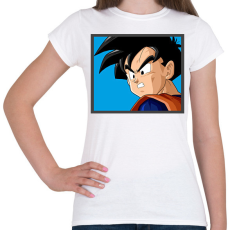 PRINTFASHION Dragon ball karakterek10 - Női póló - Fehér