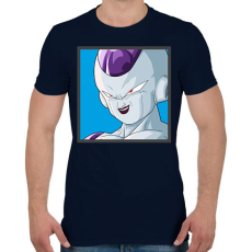 PRINTFASHION Dragon ball karakterek11 - Férfi póló - Sötétkék