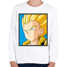 PRINTFASHION Dragon ball karakterek12 - Gyerek pulóver - Fehér