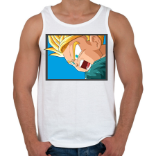 PRINTFASHION Dragon ball karakterek4 - Férfi atléta - Fehér atléta, trikó