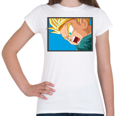 PRINTFASHION Dragon ball karakterek4 - Női póló - Fehér