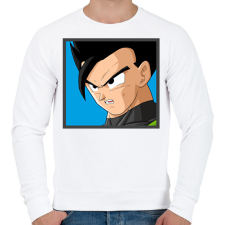 PRINTFASHION Dragon ball karakterek8 - Férfi pulóver - Fehér férfi pulóver, kardigán