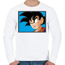 PRINTFASHION Dragon ball karakterek9 - Férfi pulóver - Fehér férfi pulóver, kardigán