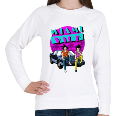 PRINTFASHION Dragon Ball Miami Vice - Női pulóver - Fehér