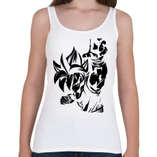 PRINTFASHION Dragon Ball - Női atléta - Fehér