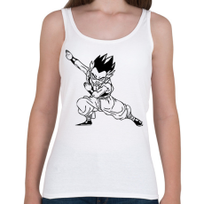 PRINTFASHION Dragon Ball - Női atléta - Fehér