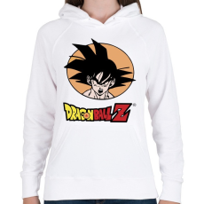 PRINTFASHION dragon ball - Női kapucnis pulóver - Fehér