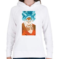 PRINTFASHION Dragon Ball - Női kapucnis pulóver - Fehér