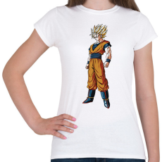PRINTFASHION Dragon Ball - Női póló - Fehér