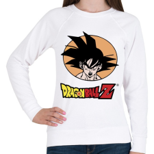 PRINTFASHION dragon ball - Női pulóver - Fehér női pulóver, kardigán