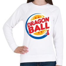 PRINTFASHION Dragon Ball - Női pulóver - Fehér női pulóver, kardigán