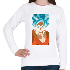 PRINTFASHION Dragon Ball - Női pulóver - Fehér női pulóver, kardigán