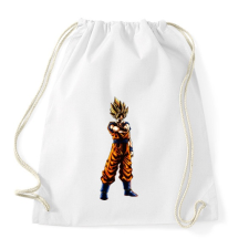 PRINTFASHION dragon ball super-saiyan - Sportzsák, Tornazsák - Fehér tornazsák