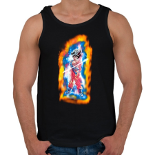 PRINTFASHION Dragon ball- ultra-instinct-aura - Férfi atléta - Fekete atléta, trikó