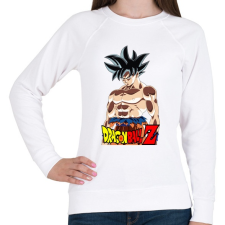 PRINTFASHION dragon ball ultra-instinct-aura - Női pulóver - Fehér női pulóver, kardigán