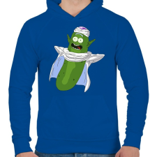 PRINTFASHION Dragon Ball Z Piccolo Pickle - Férfi kapucnis pulóver - Királykék férfi pulóver, kardigán