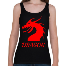 PRINTFASHION Dragon - Női atléta - Fekete női trikó