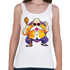 PRINTFASHION Dragonbaal - Zseniális Teknős - Női atléta - Fehér