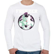 PRINTFASHION Dragonball - Dermesztő - Férfi hosszú ujjú póló - Fehér