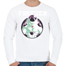 PRINTFASHION Dragonball - Dermesztő - Férfi pulóver - Fehér