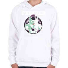 PRINTFASHION Dragonball - Dermesztő - Gyerek kapucnis pulóver - Fehér