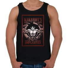 PRINTFASHION Dragonball - Férfi atléta - Fekete